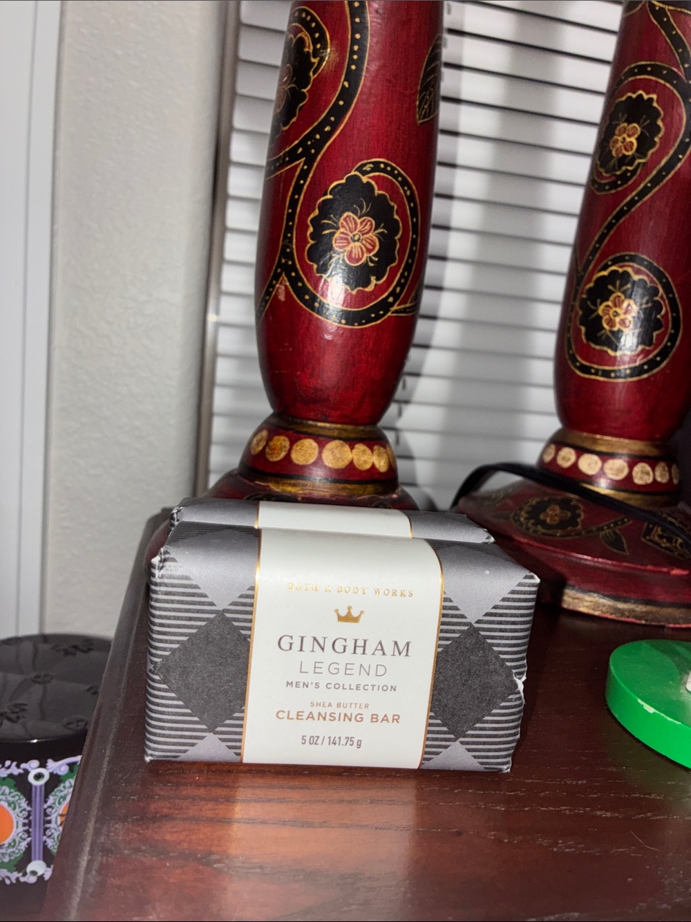Bath & Body Works Gingham Legend Cleansing Bar - Black & White